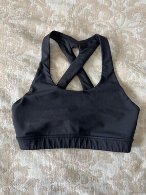 Lululemon Black Crossback Sports Bra - Women Intimates & Sleepwear